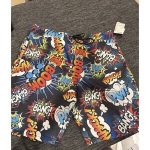 Oh Snap Men’s Multi Colony Comic Book Themed Print Size X Large